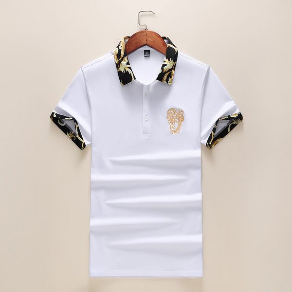 brand men's polos floral print embroidery luxury men clothing branded breathable polos plus size m-3xl, White;black
brand men's polos floral print embroidery luxury men clothing branded breathable polos plus size m-3xl, White;black