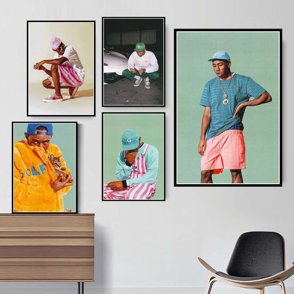 poster and prints tyler the creator hip hop rapper singer star a$ap rocky canvas wall art painting wall pictures room home decor
poster and prints tyler the creator hip hop rapper singer star a$ap rocky canvas wall art painting wall pictures room home decor