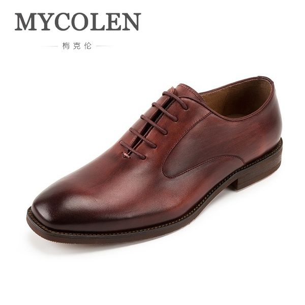 mycolen 2018 mens new shoes genuine leather whole shoes luxury product wedding party man brown footwear with herenschoenen, Black
mycolen 2018 mens new shoes genuine leather whole shoes luxury product wedding party man brown footwear with herenschoenen, Black