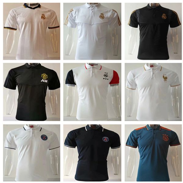 19 20 frances soccer polo shirt real madrid short sleeve polo shirt 2019 paris mbappe pogba maillot de foot football training suit, Black;yellow
19 20 frances soccer polo shirt real madrid short sleeve polo shirt 2019 paris mbappe pogba maillot de foot football training suit, Black;yellow
