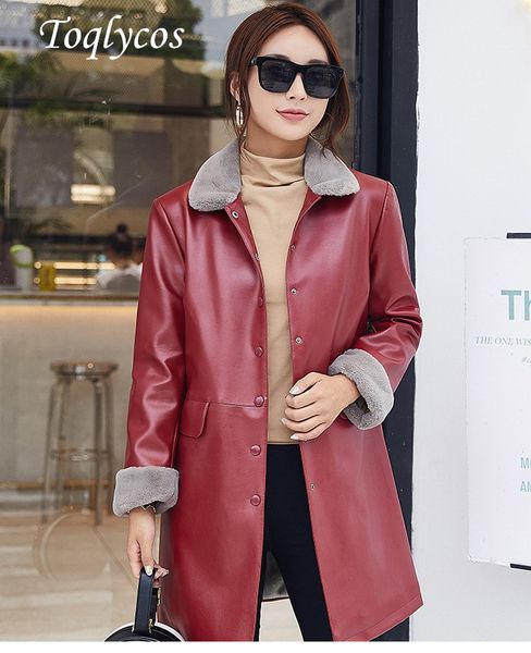new lapel mid-length all-in-one ladies' leather jacket with velveteen and thick leather jacket with oversized 340five, Black
new lapel mid-length all-in-one ladies' leather jacket with velveteen and thick leather jacket with oversized 340five, Black