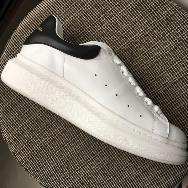 men women white genuine leather black back low platform sneakers,designer brand lovers thick bottom casual shoes 35-44 ing
men women white genuine leather black back low platform sneakers,designer brand lovers thick bottom casual shoes 35-44 ing