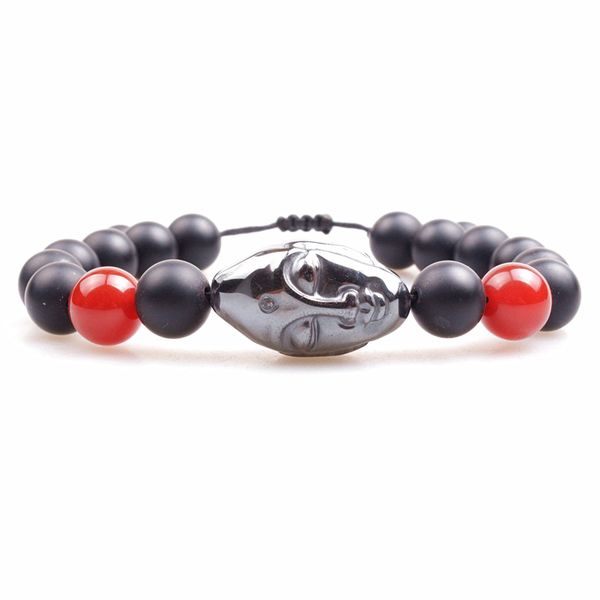 10mm natural stone and hematite bead bracelets & bangles for men friendship jewelry gift, Black
10mm natural stone and hematite bead bracelets & bangles for men friendship jewelry gift, Black