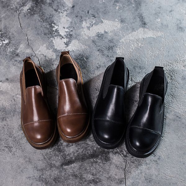 british style woman shoes casual female sneakers slip-on shallow mouth 2019 fashion women's oxfords flats all-match round, Black
british style woman shoes casual female sneakers slip-on shallow mouth 2019 fashion women's oxfords flats all-match round, Black