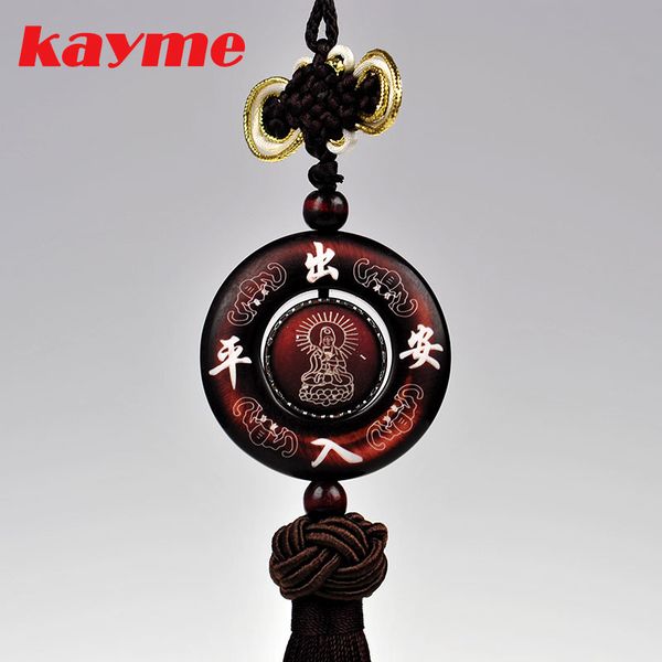 kayme sandal wood car interior hanging ornament amulet for safe auto pendant car charms for rear view mirror decoration
kayme sandal wood car interior hanging ornament amulet for safe auto pendant car charms for rear view mirror decoration