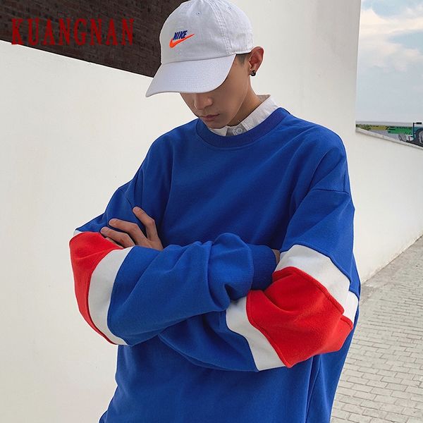 kuangnan patchwork sweatshirt men japanese streetwear hip hop harajuku sweatshirts men clothing sweatshirt xxl 2019 autumn, Black
kuangnan patchwork sweatshirt men japanese streetwear hip hop harajuku sweatshirts men clothing sweatshirt xxl 2019 autumn, Black