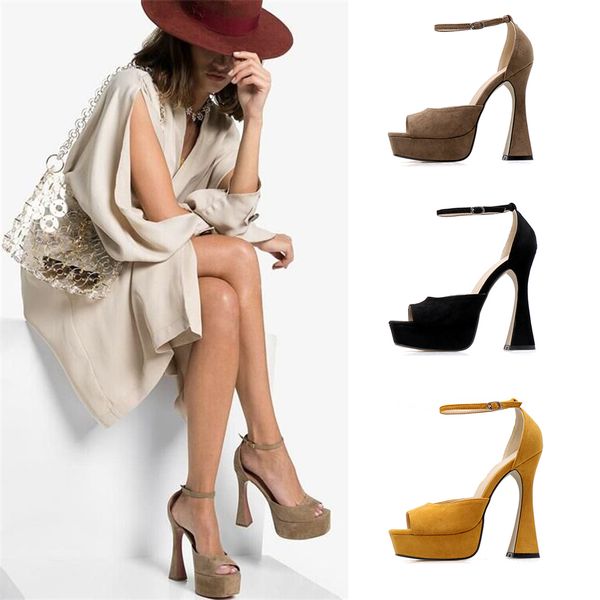 summer style 13.5cm women sandals high heels open toe buckles nightclub shoe black big size 9.5
summer style 13.5cm women sandals high heels open toe buckles nightclub shoe black big size 9.5