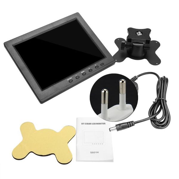 hd tft lcd monitor portable interior security 8 inch bnc for pc parking video audio accessories rearview car vga hdmi input 
hd tft lcd monitor portable interior security 8 inch bnc for pc parking video audio accessories rearview car vga hdmi input