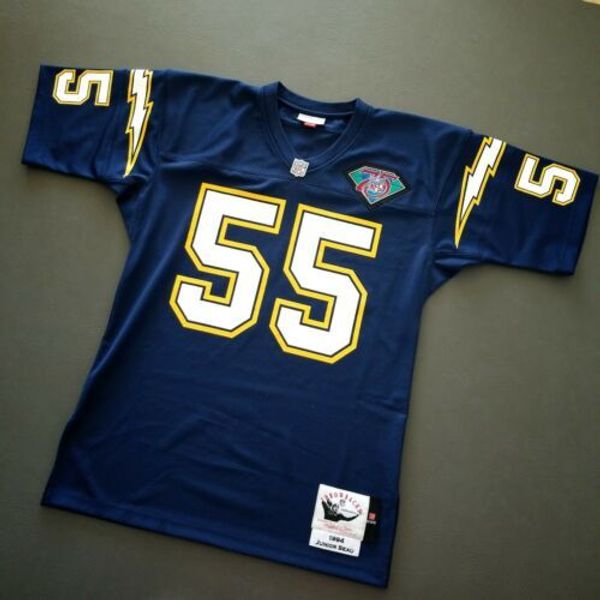 100% stitched junior seau mitchell & ness 94 chargers jersey size xs-5xl mens throwbacks football jerseys, Gray
100% stitched junior seau mitchell & ness 94 chargers jersey size xs-5xl mens throwbacks football jerseys, Gray