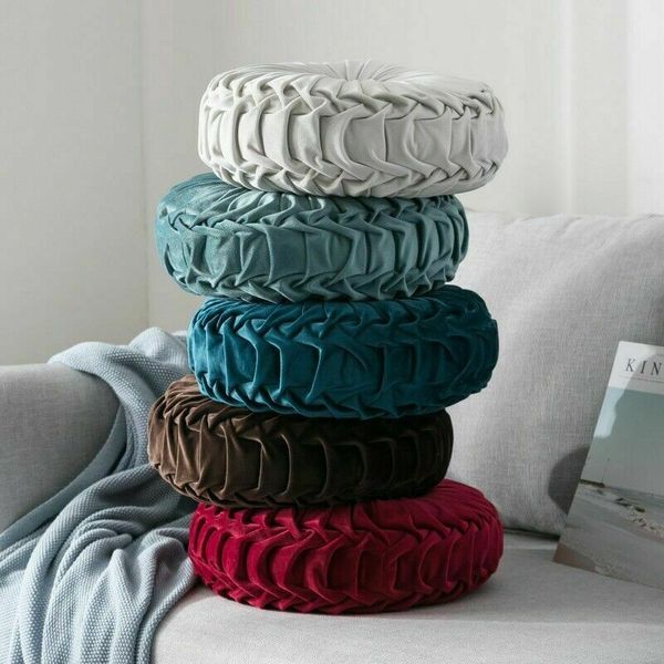 velvet плиссе круглого пол подушка подушка пуф крышка throw главная диван декор
velvet плиссе круглого пол подушка подушка пуф крышка throw главная диван декор