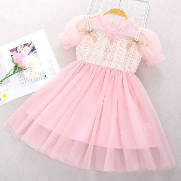 boutique girl dress gauze lattice stitching princess girl baby clothes summer lantern sleeve dress children's clothing, Red;yellow
boutique girl dress gauze lattice stitching princess girl baby clothes summer lantern sleeve dress children's clothing, Red;yellow