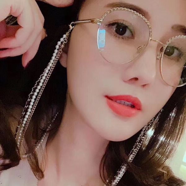 ins ch three links glasses hanging chain pearls decoration metal lock sunglasses link 2 colors 10pcs/lot
ins ch three links glasses hanging chain pearls decoration metal lock sunglasses link 2 colors 10pcs/lot