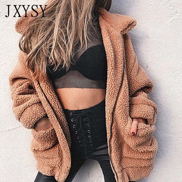 jxysy teddy parten женская куртка 2019 зимняя теплая из искусственного шуба толстый плюс размер с длинным рукавом карманный плюшевый молния, Black
jxysy teddy parten женская куртка 2019 зимняя теплая из искусственного шуба толстый плюс размер с длинным рукавом карманный плюшевый молния, Black