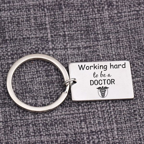 working hard to be a doctor rectangle tag pendants doctors dentist keepsake gifts keychain bag charm jewelry keyrings keytags, Silver
working hard to be a doctor rectangle tag pendants doctors dentist keepsake gifts keychain bag charm jewelry keyrings keytags, Silver