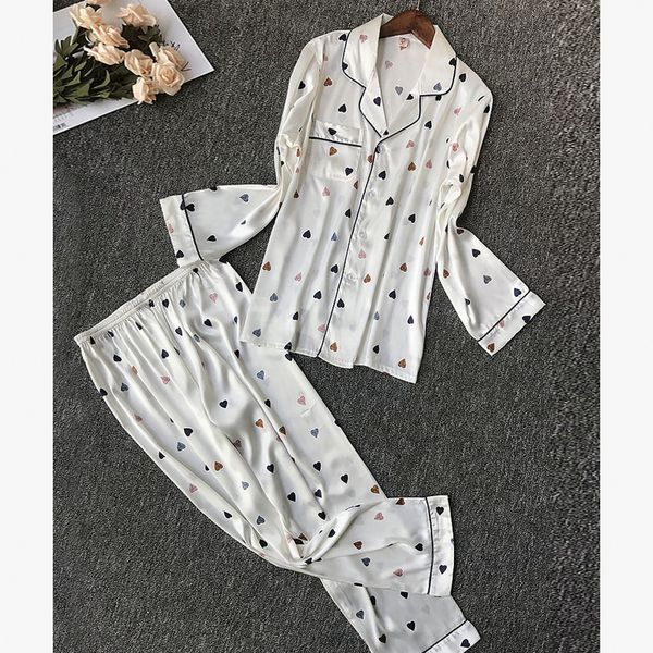 pijama mujer silk pajamas satin sleepwear pajama set pijamas pjs pyjamas loungewear women long sleeve home clothes, Black;red
pijama mujer silk pajamas satin sleepwear pajama set pijamas pjs pyjamas loungewear women long sleeve home clothes, Black;red