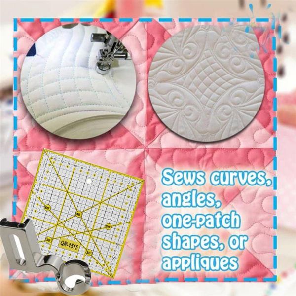 presse foot diy пэчворк ноги квилтинг вышивка высокий хвостовик для швейной машины инструмент частей швейной линейки #4m31, Black
presse foot diy пэчворк ноги квилтинг вышивка высокий хвостовик для швейной машины инструмент частей швейной линейки #4m31, Black