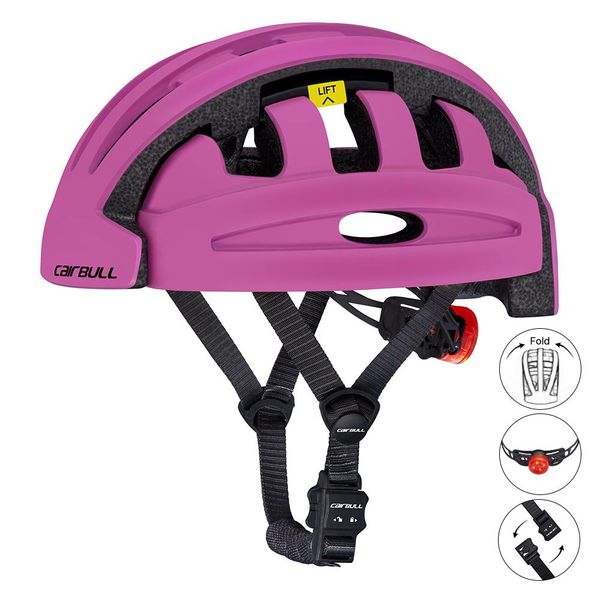 cairbull ce certified folding bicycle helmet portable taillight helmet on for mtb road city bike cycling safety protector
cairbull ce certified folding bicycle helmet portable taillight helmet on for mtb road city bike cycling safety protector