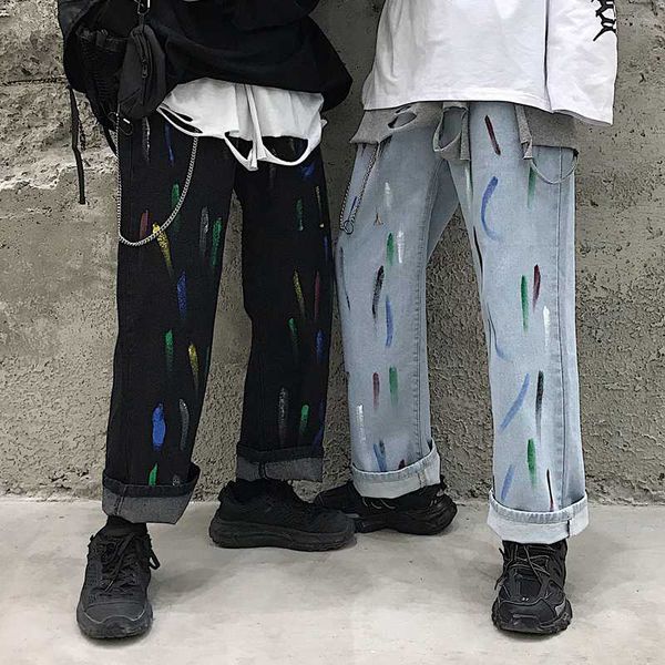 new 2020 women wide leg jeans streetwear style graffiti printed jeans loose casual pants high waist blue
new 2020 women wide leg jeans streetwear style graffiti printed jeans loose casual pants high waist blue