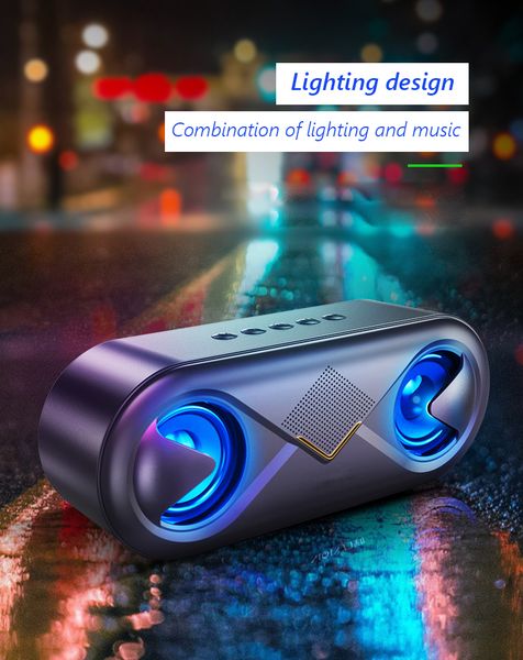 new s6 new wireless bluetooth speaker v5.0 portable stereo subwoofer full-range support usb/tf/aux play for home outdoor
new s6 new wireless bluetooth speaker v5.0 portable stereo subwoofer full-range support usb/tf/aux play for home outdoor