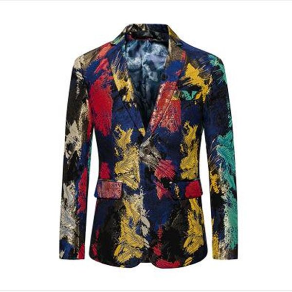 floral blazer men 2018 new autumn slim fit mens casual blazer brand m- 5xl colorful stage clothing prom blazers xz888, White;black
floral blazer men 2018 new autumn slim fit mens casual blazer brand m- 5xl colorful stage clothing prom blazers xz888, White;black
