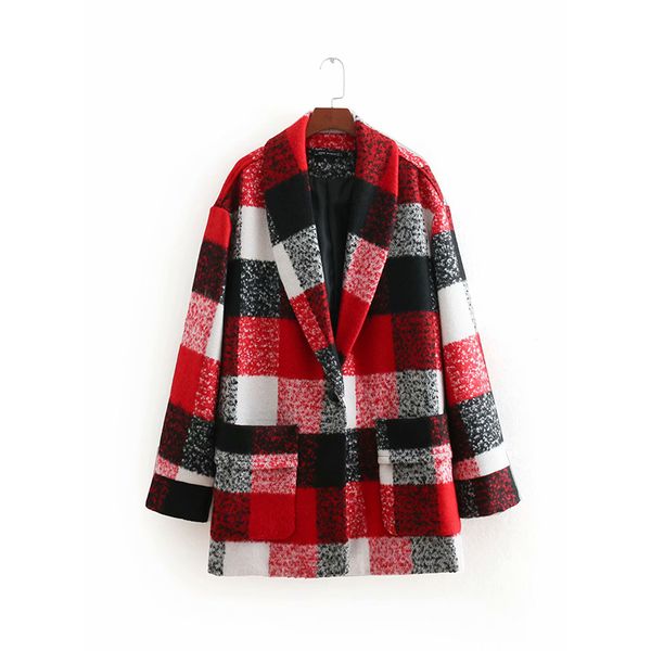 winter autumn red plaid women woolen coat female fashion warm long sleeve jacket for office lady work clothes abrigo mujer, Black
winter autumn red plaid women woolen coat female fashion warm long sleeve jacket for office lady work clothes abrigo mujer, Black