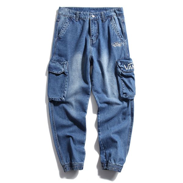 van classic tide brand jeans mens designer jeans luxury fashion casual pants street hip hop jeans fashion trend harem pants sports pants, Blue
van classic tide brand jeans mens designer jeans luxury fashion casual pants street hip hop jeans fashion trend harem pants sports pants, Blue