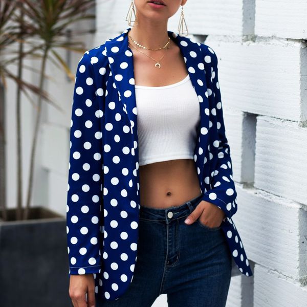 small suit jacket coats women blazer 2019 autumn long sleeve polka dot office lady high street outwear female blazer coat, White;black
small suit jacket coats women blazer 2019 autumn long sleeve polka dot office lady high street outwear female blazer coat, White;black