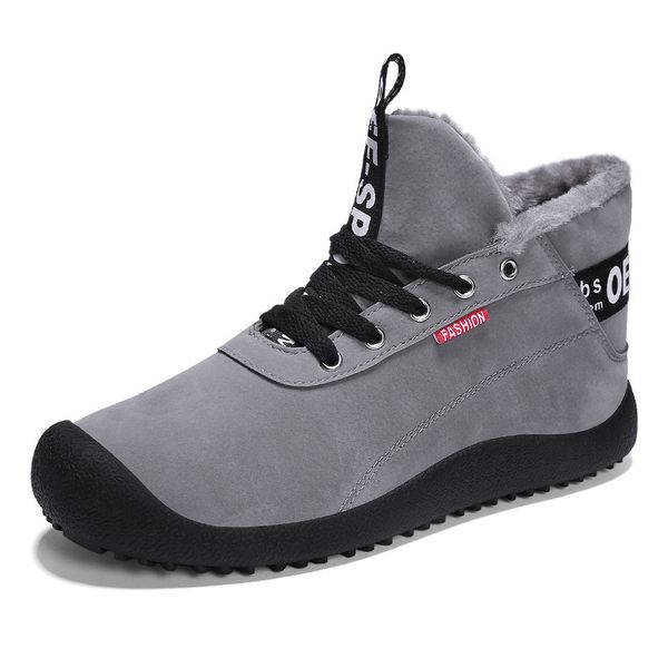 winter men shoes plus velvet warm waterproof sneakers outdoor snow skid hiking travel shoes fashion casual for male size48, Black
winter men shoes plus velvet warm waterproof sneakers outdoor snow skid hiking travel shoes fashion casual for male size48, Black