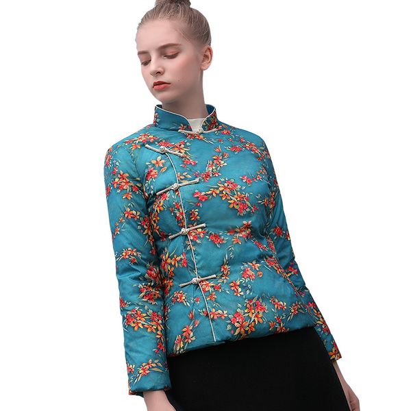 national style women solid handmade button down jacket slim thin female tang clothing keep warm white duck down outdoor m-xxl, Black
national style women solid handmade button down jacket slim thin female tang clothing keep warm white duck down outdoor m-xxl, Black
