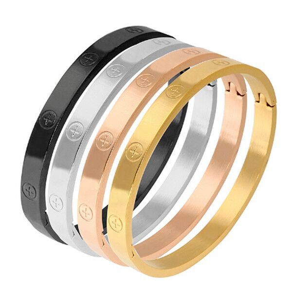 Классический Роскошный Дизайнер Ювелирных Изделий Винт Браслеты Из Нержавеющей
Классический Роскошный Дизайнер Ювелирных Изделий Винт Браслеты Из Нержавеющей