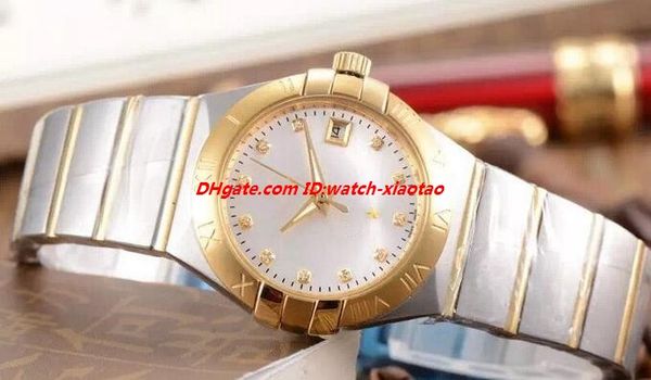 5 style midsize constellation 18k yellow gold w/skeleton back case diamond dial steel 32mm quartz movement fashion ladies watches wristwatch, Slivery;brown
5 style midsize constellation 18k yellow gold w/skeleton back case diamond dial steel 32mm quartz movement fashion ladies watches wristwatch, Slivery;brown