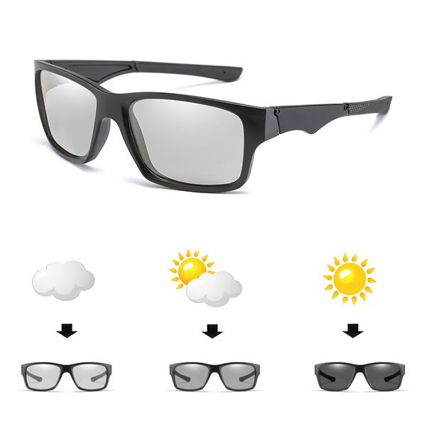 pchromic polarized sunglasses men driving sports square chameleon discoloration goggles sun glasses 2020 brand women, White;black
pchromic polarized sunglasses men driving sports square chameleon discoloration goggles sun glasses 2020 brand women, White;black