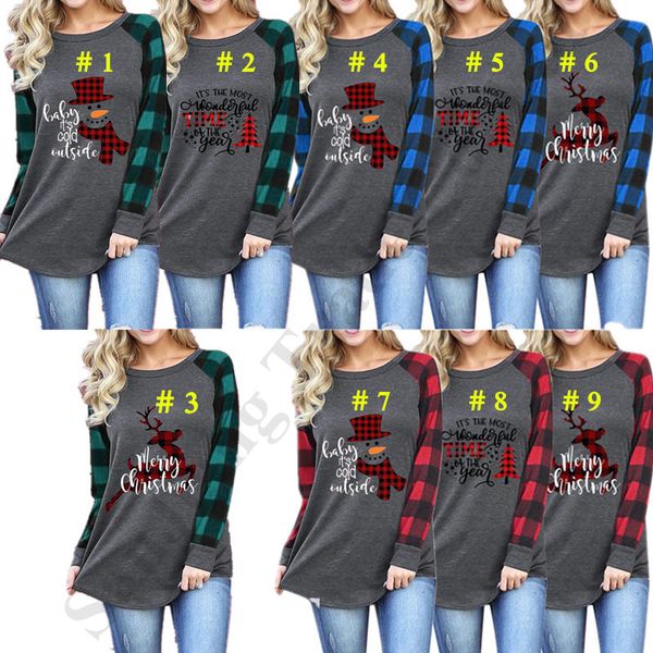 christmas women's santa blouse casual o-neck long sleeve elk snowman print t-shirt tee patchwork plaid sleeves sweatshirt s-5xlc112702, Blue
christmas women's santa blouse casual o-neck long sleeve elk snowman print t-shirt tee patchwork plaid sleeves sweatshirt s-5xlc112702, Blue