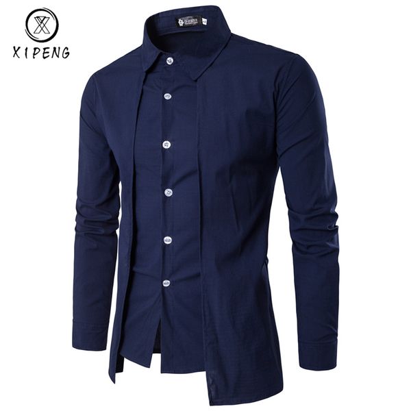 new spring autumn men shirt 2019 unique design fake two pieces stylish mens dress shirt long sleeve casual slim fit male shirts, White;black
new spring autumn men shirt 2019 unique design fake two pieces stylish mens dress shirt long sleeve casual slim fit male shirts, White;black