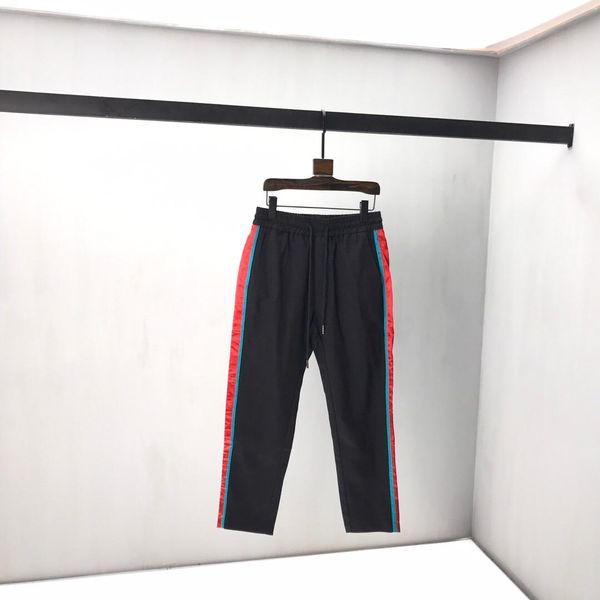 new men's trousers early autumn joint name ins wind stereo embroidery black and white stitching zipper closed velvet casual pants l4
new men's trousers early autumn joint name ins wind stereo embroidery black and white stitching zipper closed velvet casual pants l4