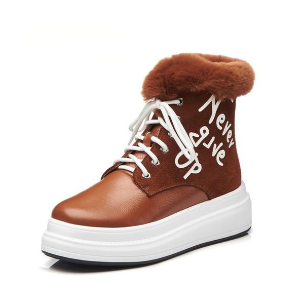 new european and american style cowhide suede material boots round head muffin soles warm retro snow women boots, Black
new european and american style cowhide suede material boots round head muffin soles warm retro snow women boots, Black