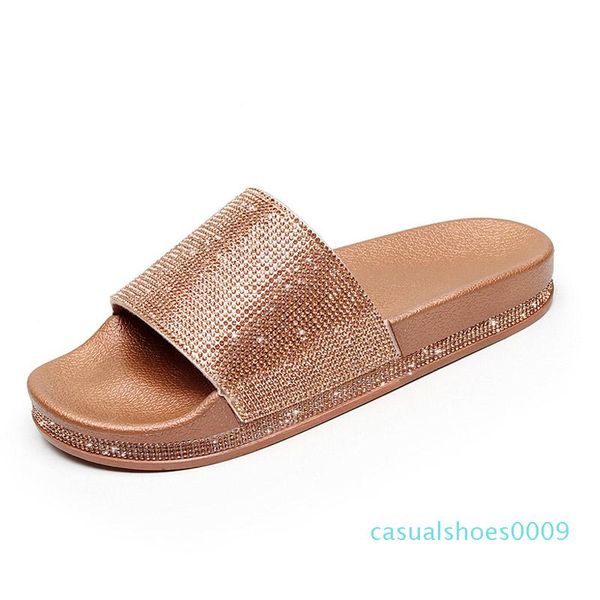 summer solid flat rhinestone bling slippers home indoor women non-slip crystal slippers beach flip flops women's slides shoes c09, Black
summer solid flat rhinestone bling slippers home indoor women non-slip crystal slippers beach flip flops women's slides shoes c09, Black
