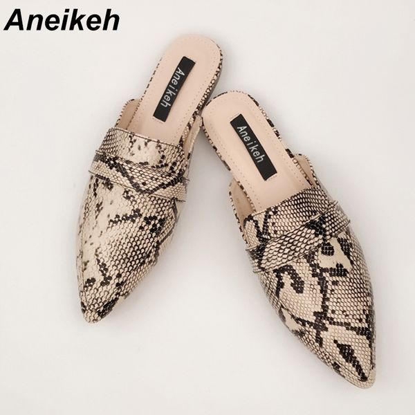 aneikeh летние квартиры mules леди сандалии тапочки змеиный slip on острым носом женщины мулы открытый тапочки обувь женщина слайды sh190726, Black
aneikeh летние квартиры mules леди сандалии тапочки змеиный slip on острым носом женщины мулы открытый тапочки обувь женщина слайды sh190726, Black