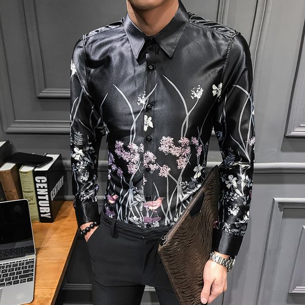2019 autumn new luxury print social tuxedo 3xl men shirt fashion streetwear mens shirts long sleeve slim fit casual dress shirt, White;black
2019 autumn new luxury print social tuxedo 3xl men shirt fashion streetwear mens shirts long sleeve slim fit casual dress shirt, White;black