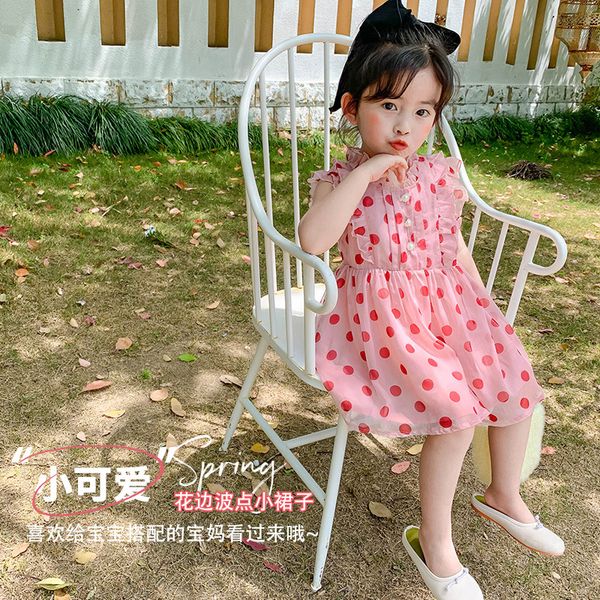 summer new arrival korean style for cute sweet baby girls dot pattern sleeveless princess all-match dress selling, Red;yellow
summer new arrival korean style for cute sweet baby girls dot pattern sleeveless princess all-match dress selling, Red;yellow