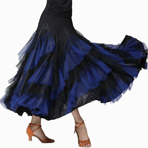 ladies ballroom dance skirt modern tango waltz latin long swing mesh 904-b131, Black
ladies ballroom dance skirt modern tango waltz latin long swing mesh 904-b131, Black