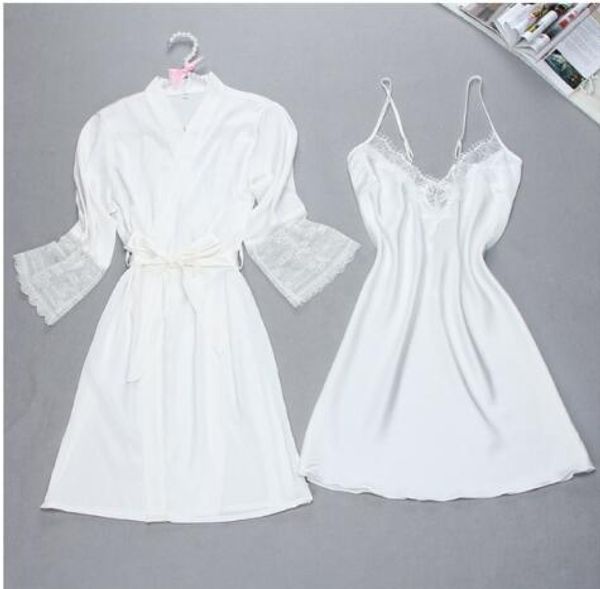 lisacmvpnel lace women robe set rayon women bathrobe v-neck spaghetti strap nightgown plus size cardigan, Black;red
lisacmvpnel lace women robe set rayon women bathrobe v-neck spaghetti strap nightgown plus size cardigan, Black;red