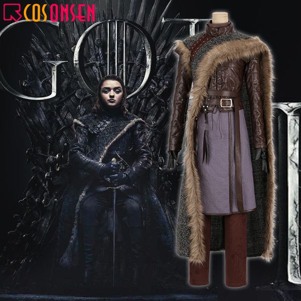 game of thrones season 8 cosplay arya stark costume halloween christmas outfit faux leather jacket cosplayonsen made y190923, Black;white
game of thrones season 8 cosplay arya stark costume halloween christmas outfit faux leather jacket cosplayonsen made y190923, Black;white