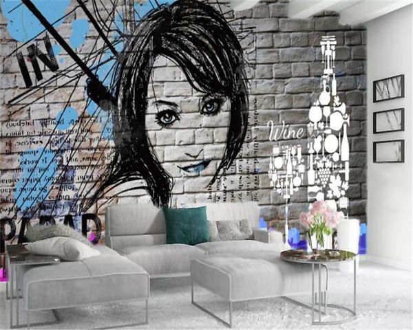 3d wallpaper modern minimalist brick wall illustrated beautiful girl and wine living room bedroom tv background wall wallpaper
3d wallpaper modern minimalist brick wall illustrated beautiful girl and wine living room bedroom tv background wall wallpaper