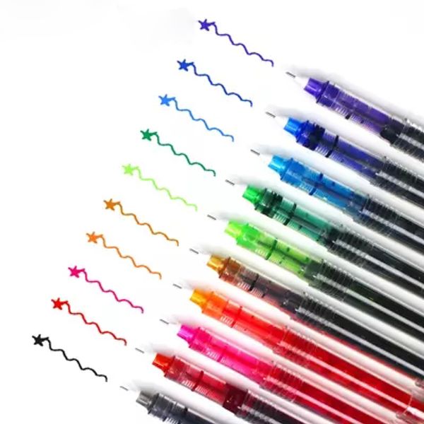 6pcs/set 10colors 0.5mm gel pen pens liquid large capillary blue ink pen cute writing stationery gift for school office supplies
6pcs/set 10colors 0.5mm gel pen pens liquid large capillary blue ink pen cute writing stationery gift for school office supplies