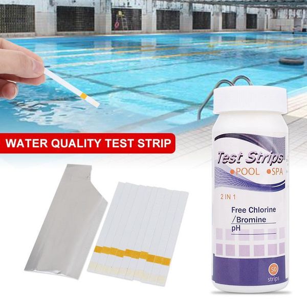2 in 1 swimming pool spa water test strips papers chlorine bromine ph alkalinity cyanuric acid hardness test tools 50pcs box
2 in 1 swimming pool spa water test strips papers chlorine bromine ph alkalinity cyanuric acid hardness test tools 50pcs box