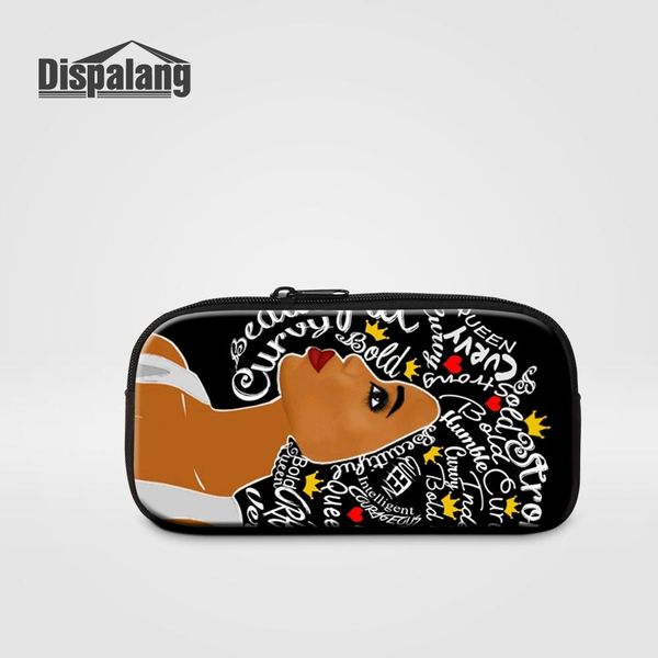 dispalang women zipper makeup bag school stationery supplies african girl printing pencil case for girls small cosmetic bag box
dispalang women zipper makeup bag school stationery supplies african girl printing pencil case for girls small cosmetic bag box