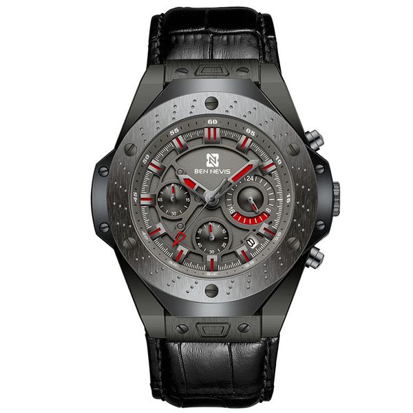 popular quartz watch multi-function casual fashion mens foreign trade watch men, Slivery;brown
popular quartz watch multi-function casual fashion mens foreign trade watch men, Slivery;brown