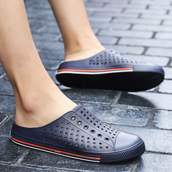 porous shoes men's closed-toe lazy couples ban tuo xie summer men's sandals anti-slip soft-sole casual outer wear sandals, Black
porous shoes men's closed-toe lazy couples ban tuo xie summer men's sandals anti-slip soft-sole casual outer wear sandals, Black