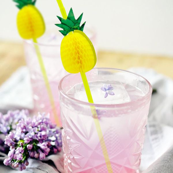 3d pineapple disposable straw flexible plastic drinking straws kids birthday/wedding/pool party decor supplies
3d pineapple disposable straw flexible plastic drinking straws kids birthday/wedding/pool party decor supplies